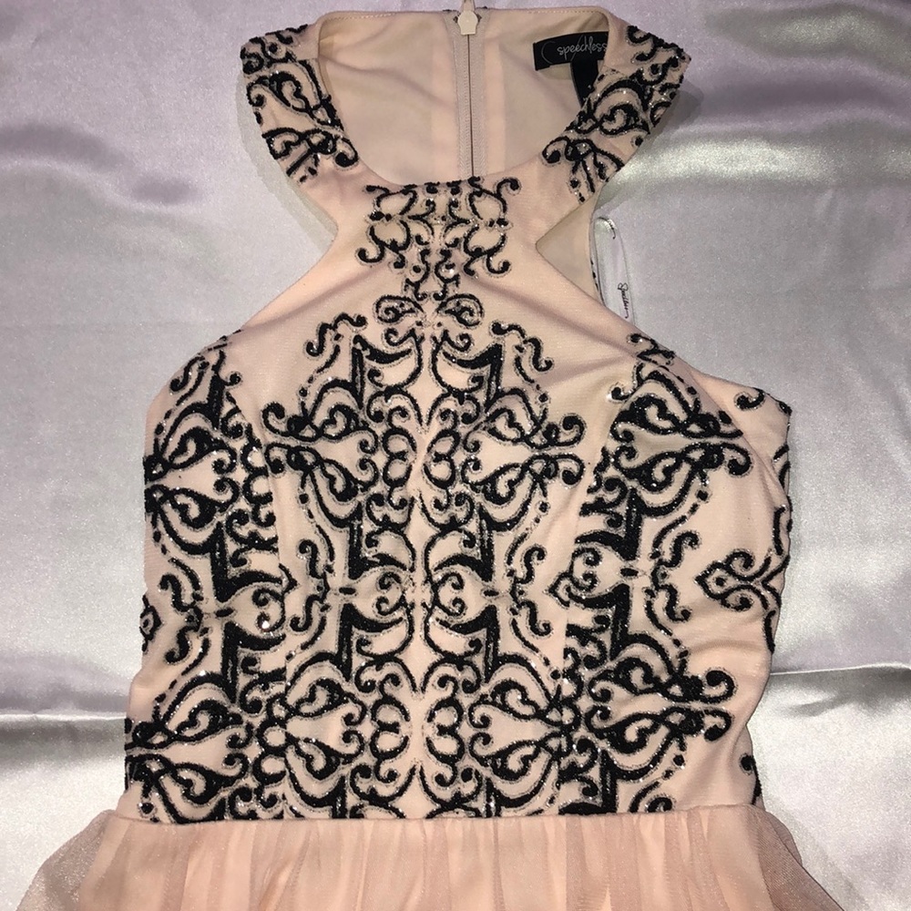 Light pink cocktail dress